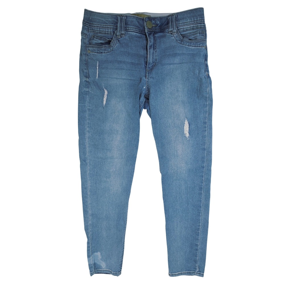 Democracy Ab Technology Skinny Jeans Medium Wash Distressed Size 10 B1304N3YFXX